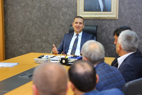 Kaymakam Güney Mahalle Muhtarlarını Kabul Etti